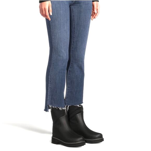 Hunter Refined Stitch Fleece Lined Rain Boot Sz 6 Rubber Waterproof Roll-Top New - Picture 10 of 16